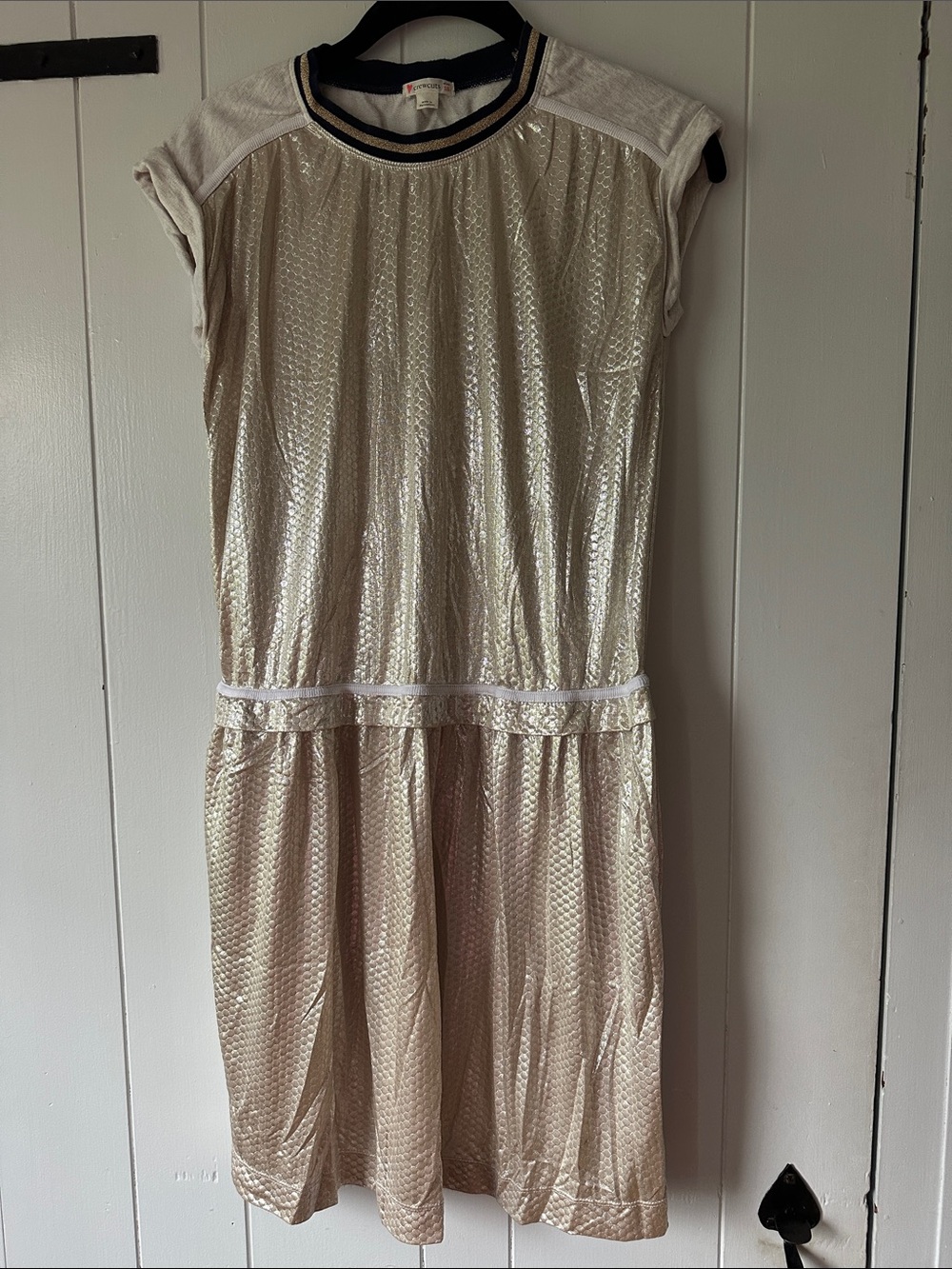 Crewcuts Metallic Gold dress